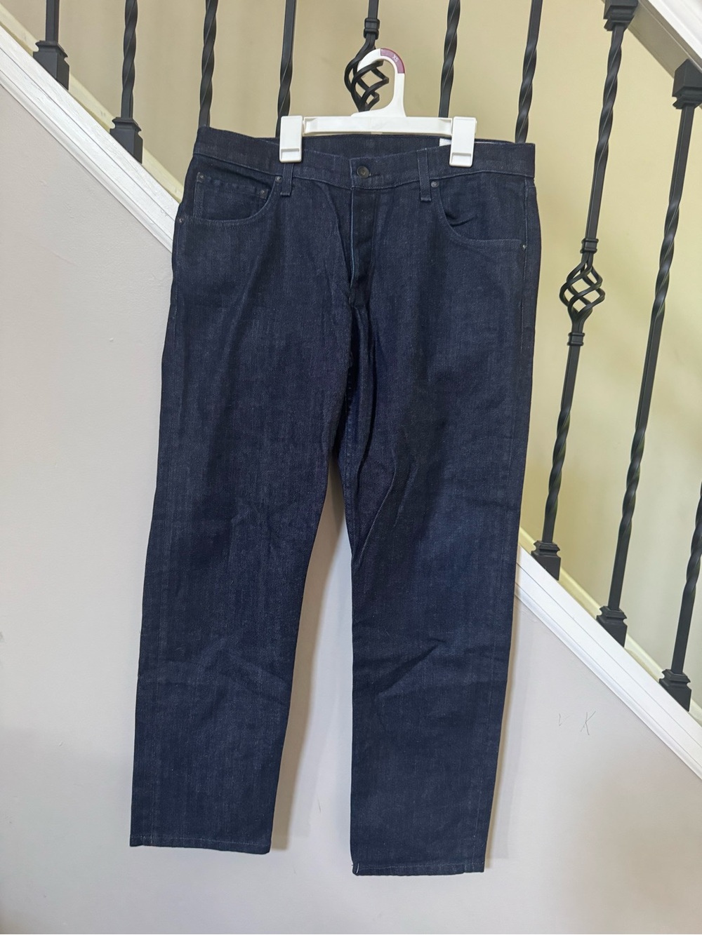 rag & bone Men's Dark Indigo Straight Jeans